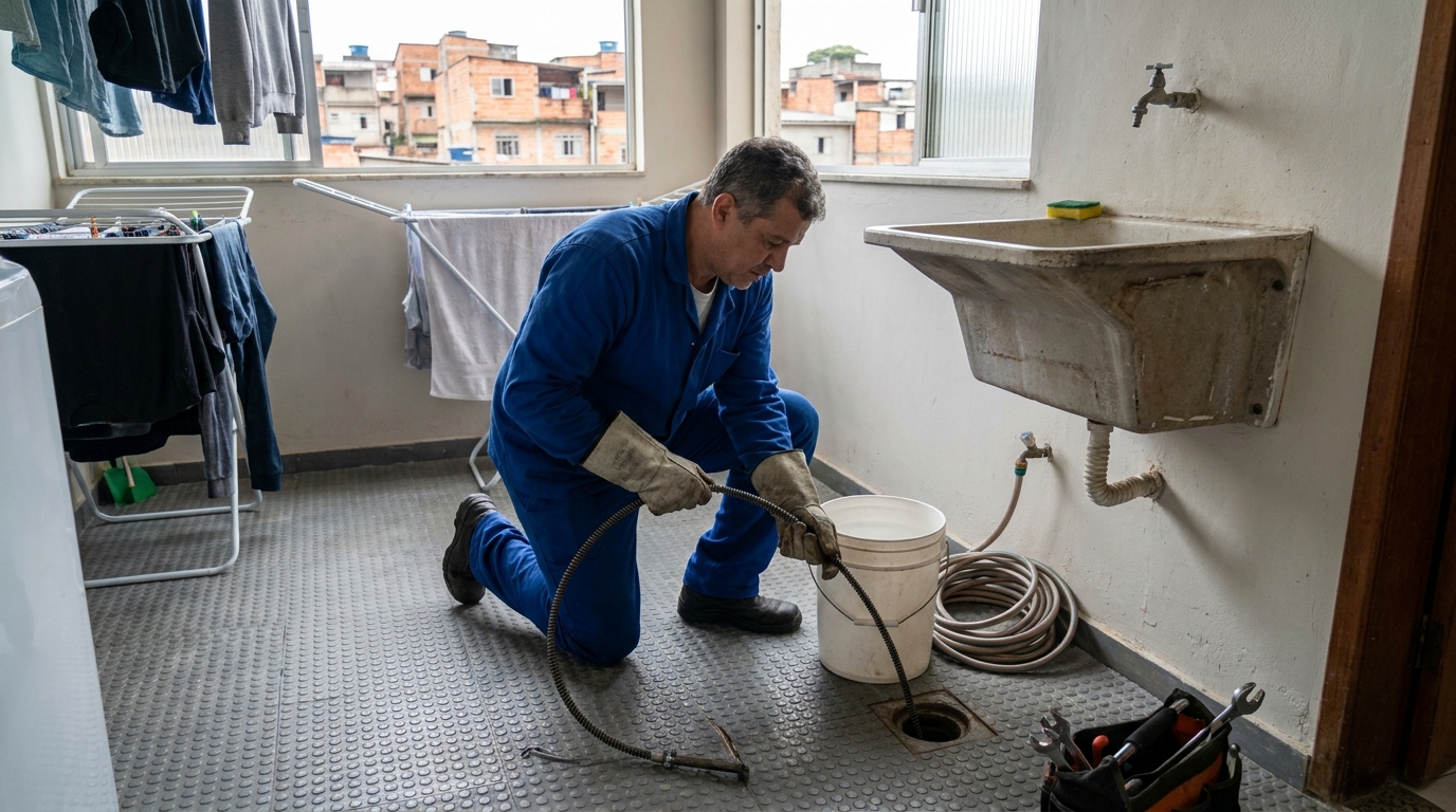 Desentupimento de Ralos Externos no Centro, Juiz de Fora‑MG