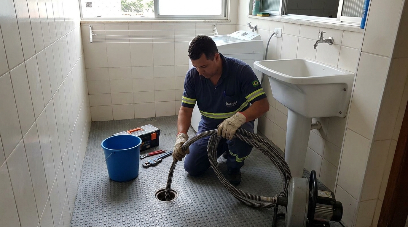 Desobstrução na Cozinha no Centro, Juiz de Fora‑MG